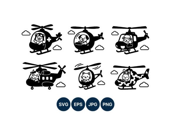 Animal Helicopter Pilots Vector Art Review