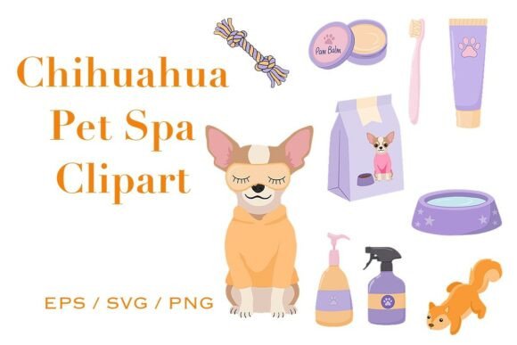 Chihuahua Pet Spa Clipart Review