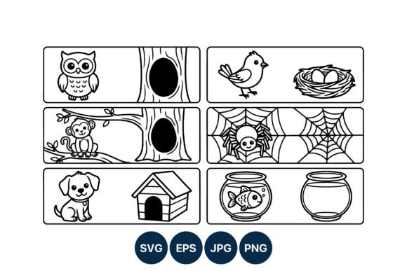 Cute Animal Line Art Vector Set Review