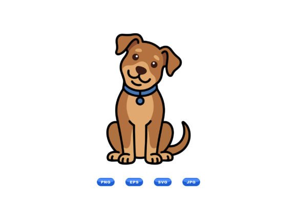 Cute Brown Puppy Clipart Design Review