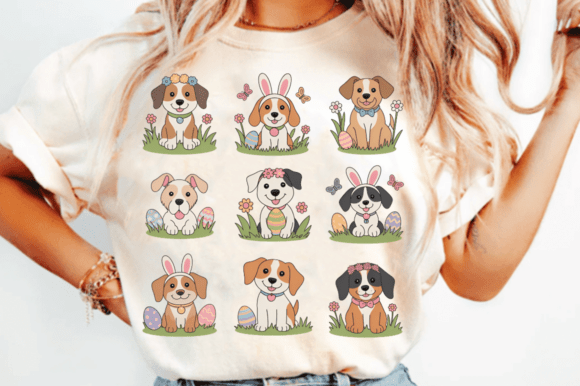 Cute Easter Puppy Clipart PNG Design Review