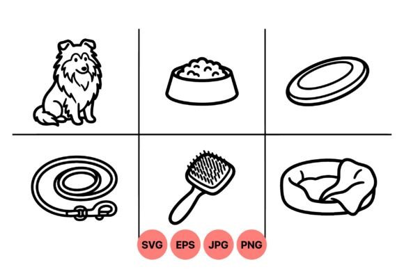 Cute Shetland Sheepdog Pet Clipart Review