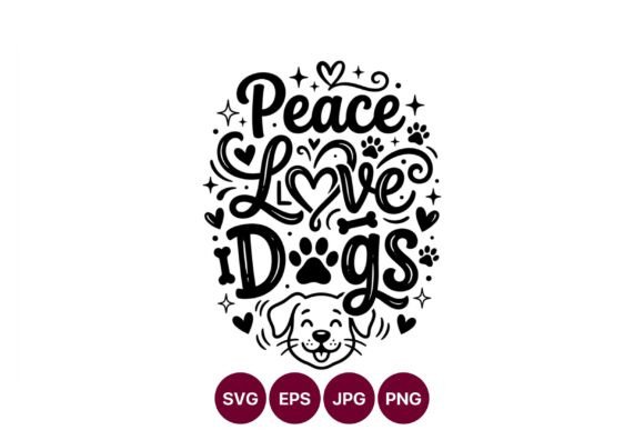 Peace Love Dogs Embroidery Design Review