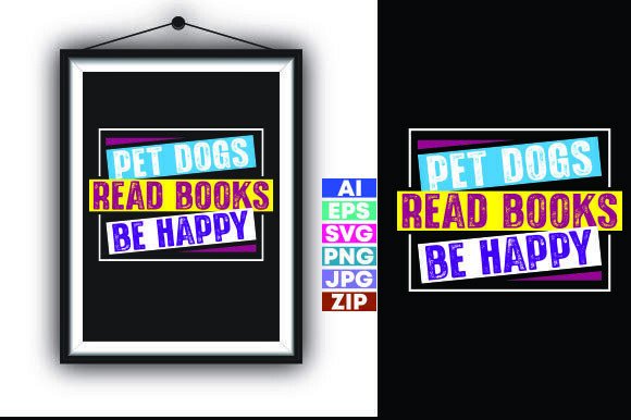 Pet Dogs Read Books Be Happy Embroidery Review