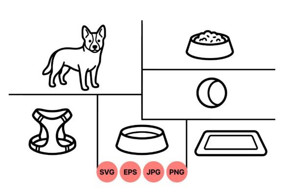 Pet Supplies Outline Clipart Review