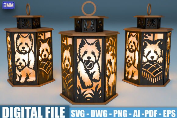 West Highland White Terrier Lantern SVG Review